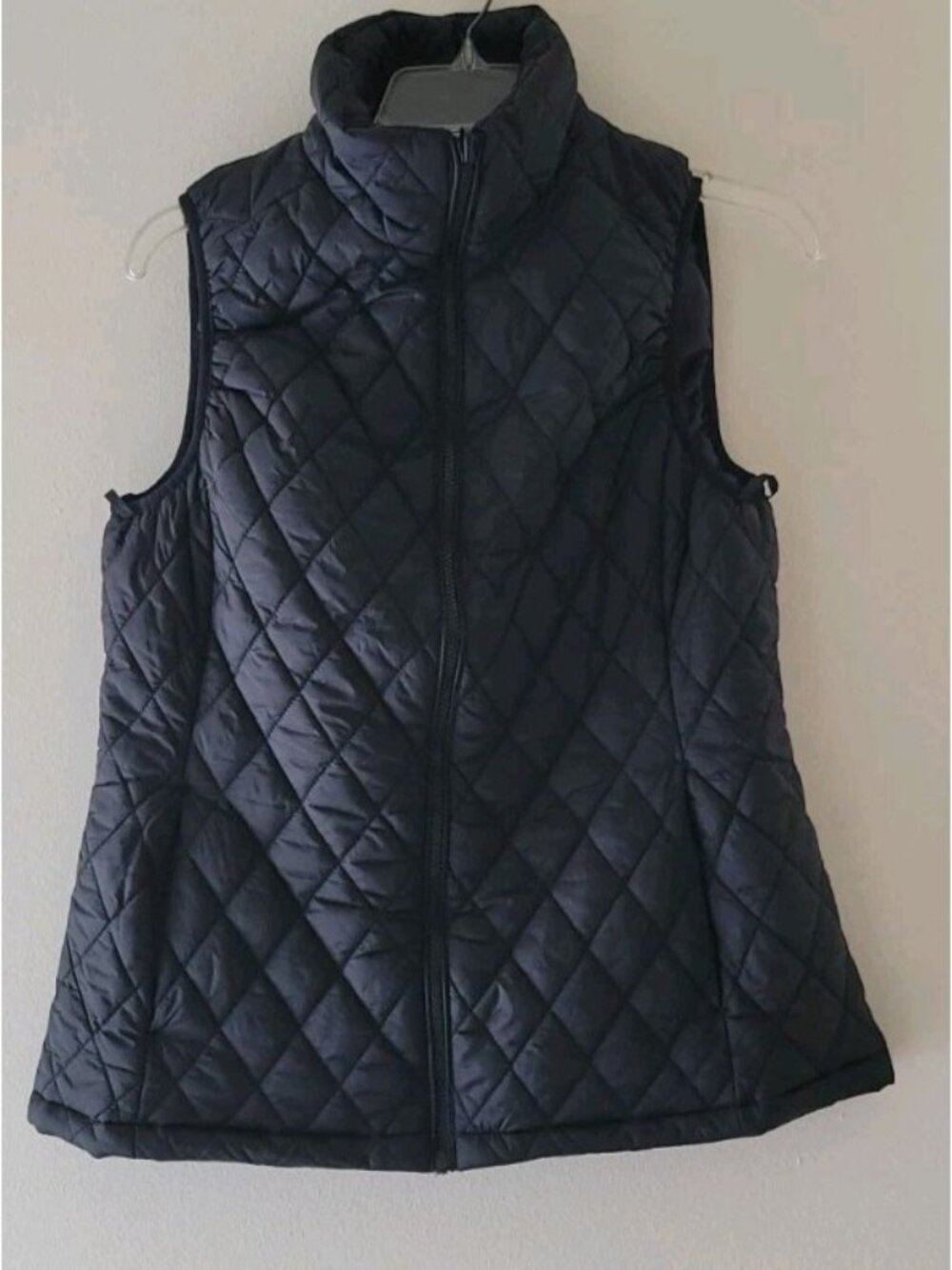 Lands End Women's Quilted Vest Black
